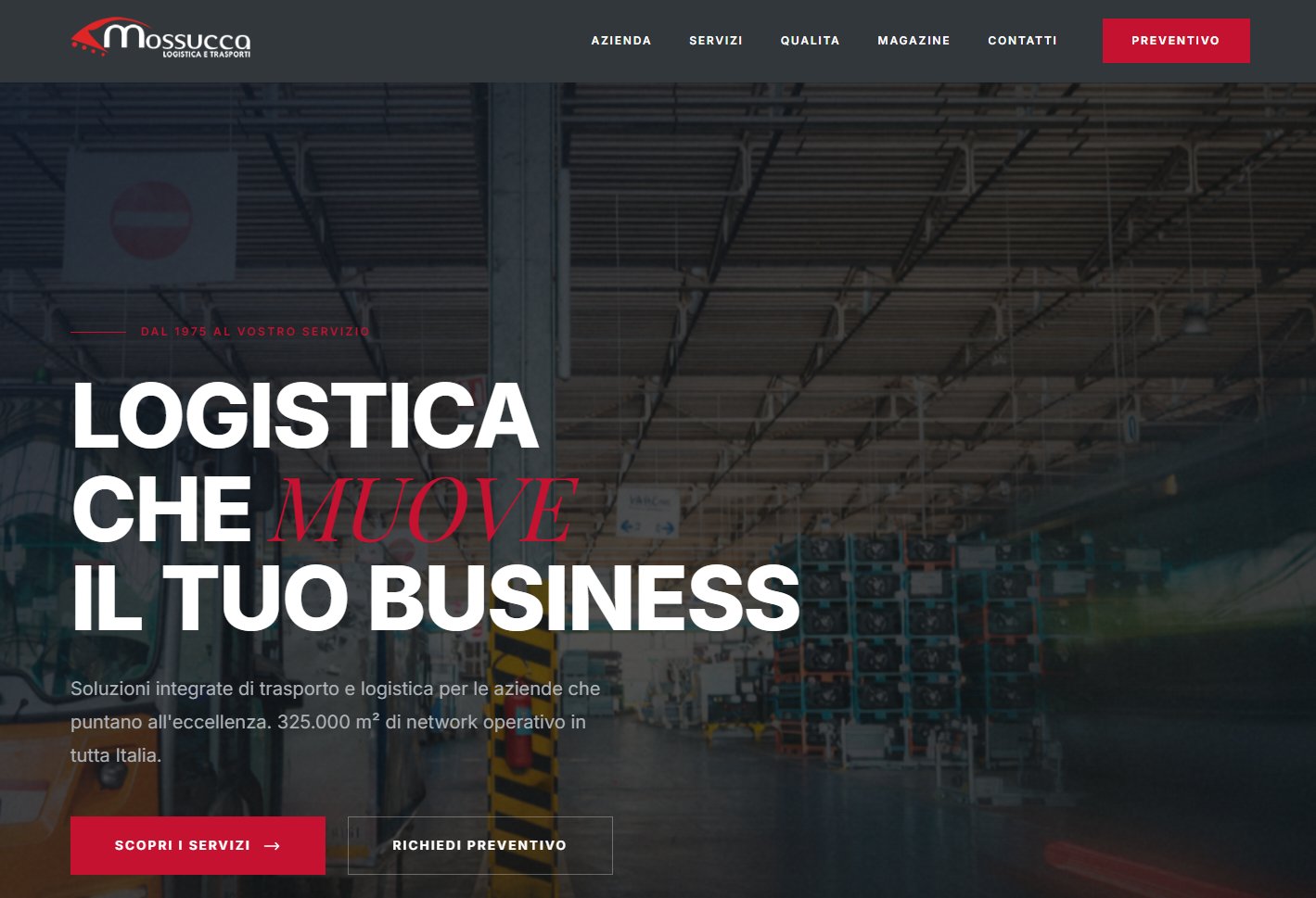 Nuovo sito Mossucca